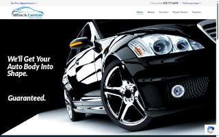 Wreck Center Collision Repair website