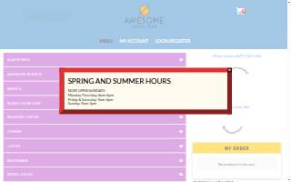 Awesome Juice Bar website