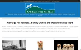 Carriage Hill Kennels website