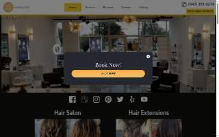 Posh Beauty Bar website