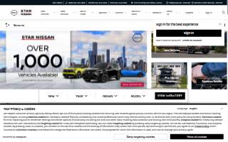 Star Nissan website