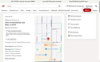 Walgreens Pharmacy of Niles website