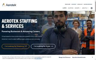 Aerotek of Normal website