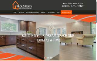 Banks Remodeling website