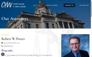 Costigan & Wollrab: Robert W. Porter of Normal website