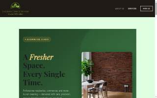 Evergreen Cleaning Services website