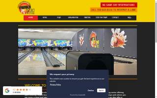 Pheasant Lanes Family Fun Center & Kegler's Pub website