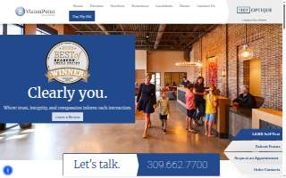 VisionPoint Eye Center of Normal website