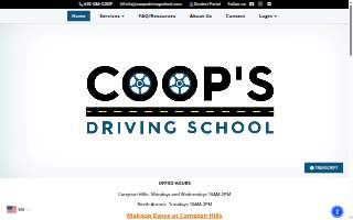 COOP'S Driving School website