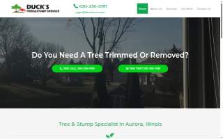 Ducks Tree And Stump Service website