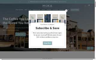 MOKA Drive Thru Coffee of North Aurora website