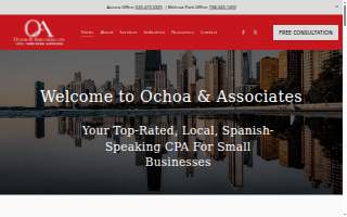 Ochoa Taxes CPA (Aurora) website