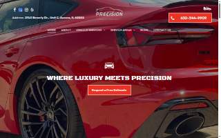 Precision Appearance of North Aurora website