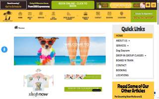 Woofbeach Bay of Aurora website