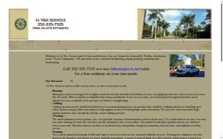 A-1 Tree Services of Chicago website