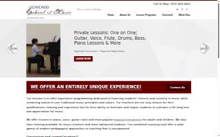 Chicago School of Music website