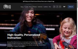 LYRIQ Music School website