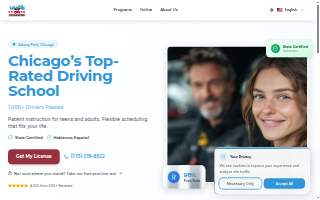 Master Driving School Chicago of North Chicago website