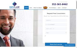 Sim Law, LLC website