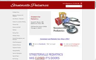 Streeterville Pediatrics of North Chicago website