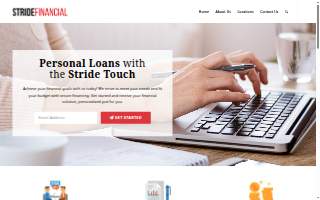 STRIDE Financial website