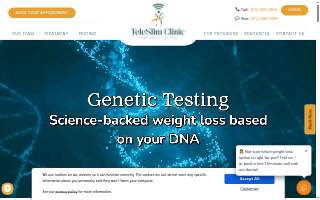 TeleSlim Clinic website