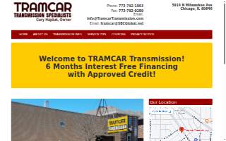 Tramcar Transmission of North Chicago website