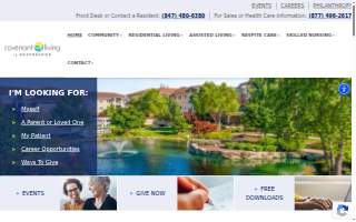 Covenant Living of Northbrook website