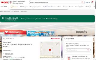 CVS Pharmacy of Northbrook website