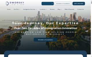 Dworsky Law Firm of Northbrook website