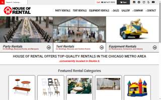 House of Rental website