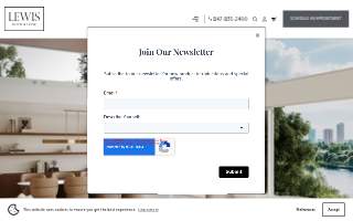 Lewis Floor & Home of Northbrook website