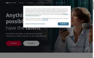 Robert Half Recruiters & Employment Agency of Northbrook website