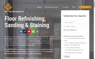 Stand Up Flooring - Hardwood Floor Restoration website