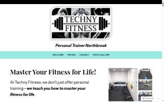 Techny Fitness website
