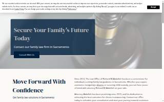 Abdallah Law of Oak Forest website