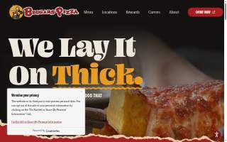 Beggars Pizza - Oak Forest website