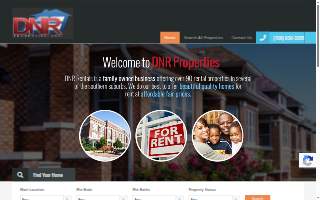 DNR Rentals website