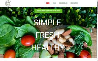 Forest Greens Juice Bar website