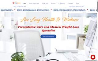 Live Long Health website