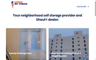 Safeway Self-Storage Co website