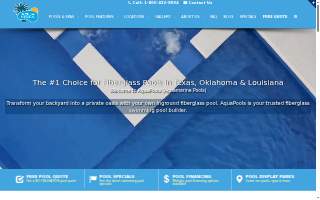 Aqua Pools website