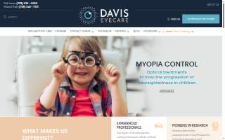 Davis EyeCare website