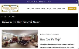 Thompson & Kuenster Funeral Home website