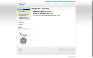 Cignot Vape Shop Oak Park website