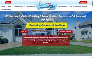 Essential Window Washing LLC website