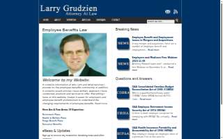Larry Grudzien Attorney at Law website