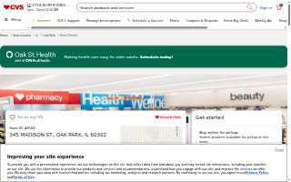 MinuteClinic at CVS of Oak Park website