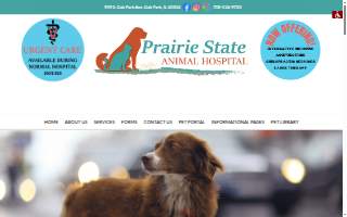 Prairie State Animal Hospital website