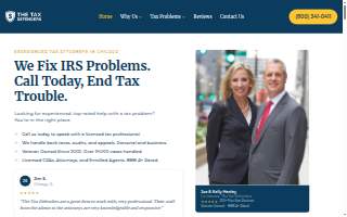 The Tax Defenders of Oak Park website